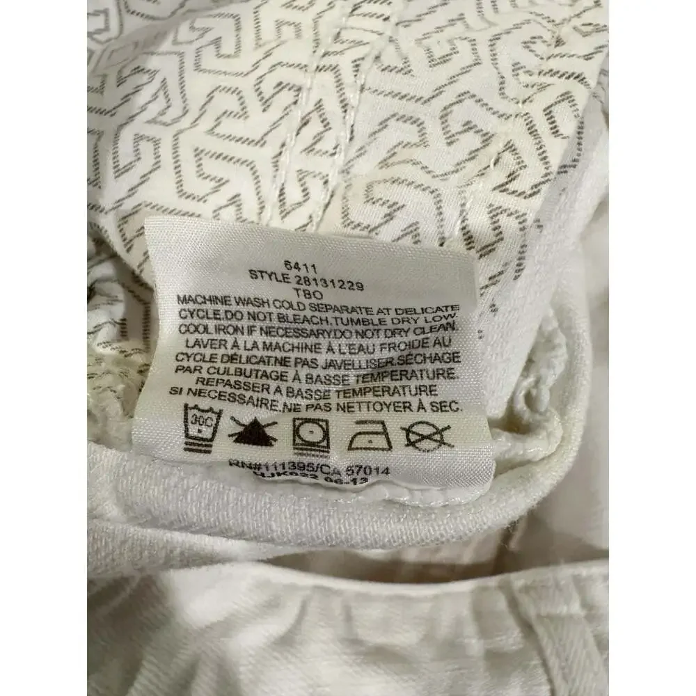 Tory Burch Class Tory Jean White Denim Pants Size 28/6